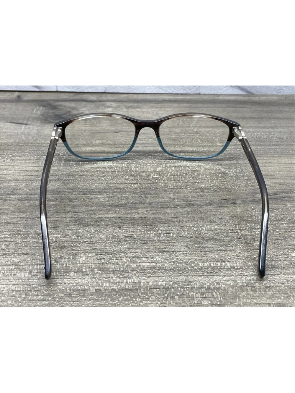 Jill Stuart Eyeglasses Frame JS 317-2 Mocha Swirl/Blue Full Rim 53-16-130 FRAMES